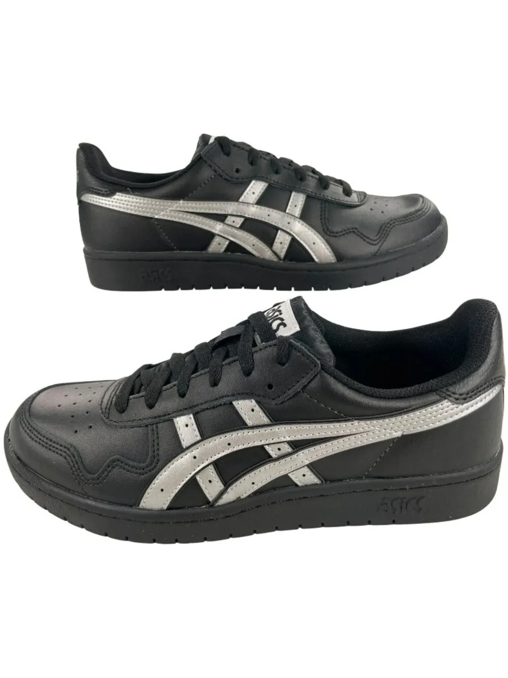 Asics Japan Pro Black & Pure Silver Men’s Sneakers Size 9.5 New With Box